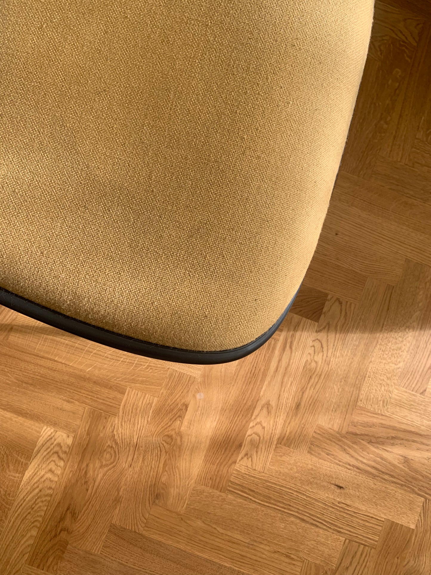 DCM chairs - Herman Miller - ochre yellow