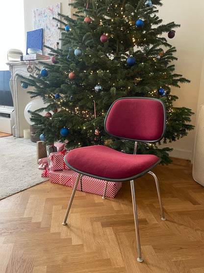 DCM chairs - Herman Miller - burgundy